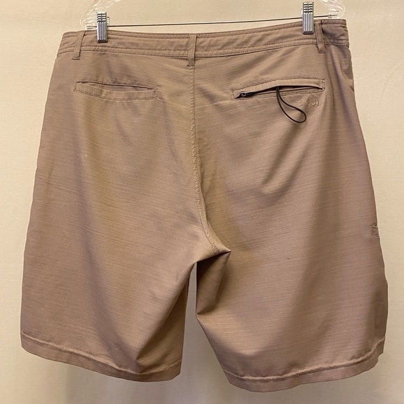 Da Hui Hybrid 37 Boardshorts, Men’s Heathered Tan, Hiking, Swim, Surf, Beach - Picture 7 of 7